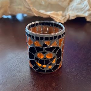 Yankee Candle Mosaic Votive Holder Halloween Pumpkin